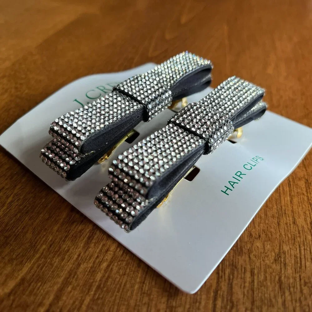 J. Crew sparkle barrettes NWT